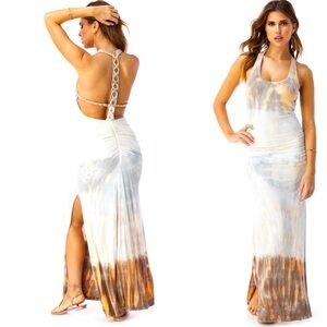 Sky Porney Maxi Dress in Sand